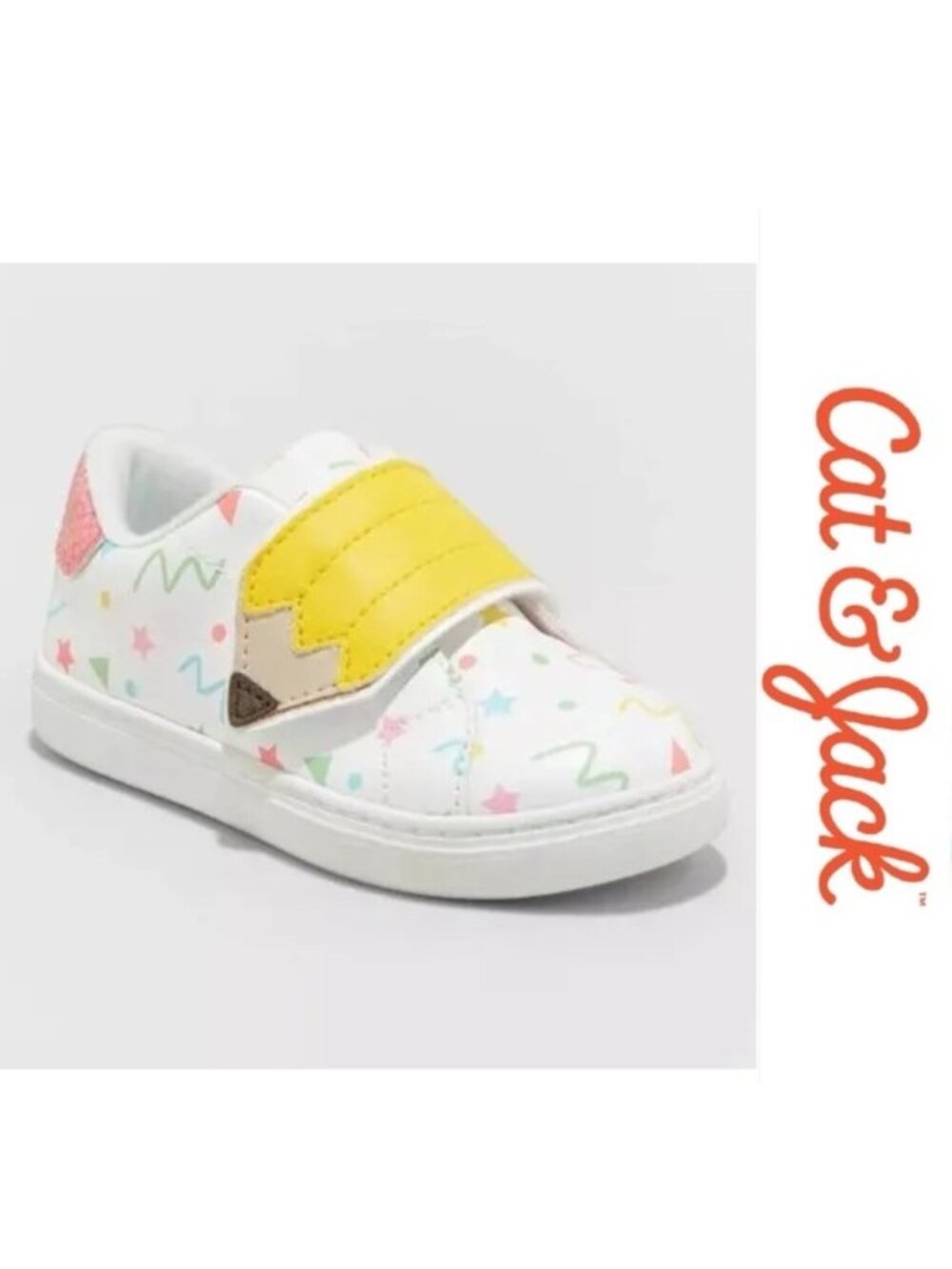 Cat and Jack | Pencil Strap Back to School Velcro Strap Sneakers | Size 6